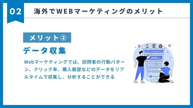海外　WEBマーケティング　メリット　データ